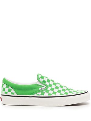 Vans Classic Slip-On 98 DX checked sneakers - Green
