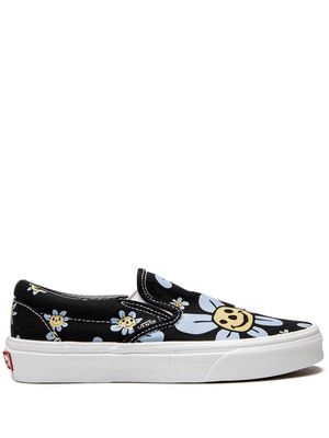 Vans Classic slip-on floral sneakers - Black