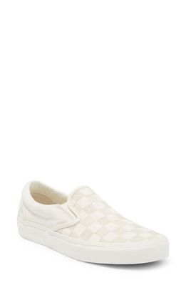 Vans Classic Slip-On Sneaker in Checkerboard Marshmallow
