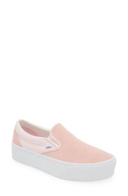 Vans Classic Slip-On Stackform Sneaker in Pink