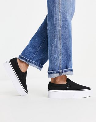 Vans Classic Slip-On Stackform sneakers in black