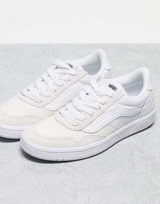 Vans Cruze sneakers in triple white