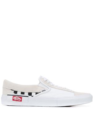 Vans Cut and Paste slip on sneakers - White