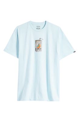 Vans Juice Box Cotton Graphic T-Shirt in Blue Glow