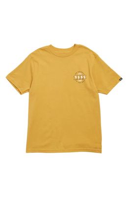 Vans Kids' Banner Logo Cotton Graphic T-Shirt in Narcissus