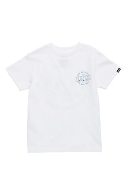 Vans Kids' Banner Logo Cotton Graphic T-Shirt in White