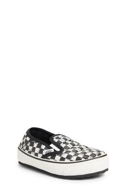 Vans Kids' Checkerboard Slip-Er 2 Shoe in Black/white