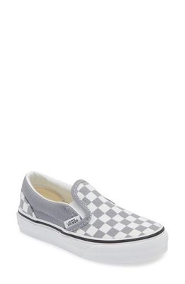 Vans Kids' Classic Slip-On Sneaker in Color Theory Checkerboard