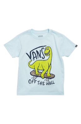 Vans Kids' Dinosk8 Cotton Graphic T-Shirt in Blue Glow