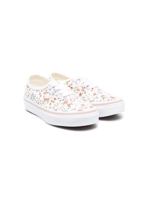Vans Kids floral-print lace-up sneakers - Neutrals