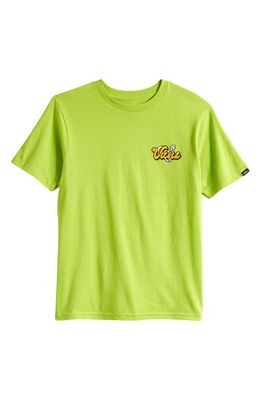 Vans Kids' Gnardragon Cotton Graphic T-Shirt in Lime Green