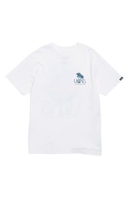 Vans Kids' Great Palm Cotton Graphic T-Shirt in White