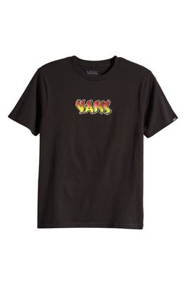 Vans Kids' Kustom Classic Cotton Graphic T-Shirt in Black