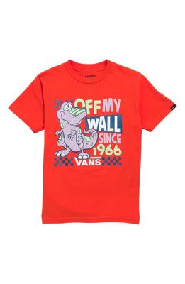 Vans Kids' Off My Wall Cotton Graphic T-Shirt in Orange. com