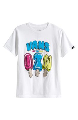 Vans Kids' Off the Wall Ice Pop Graphic Tee in White