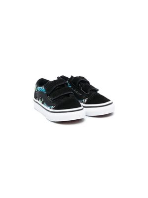 Vans Kids Old Skool graphic-print sneakers - Black