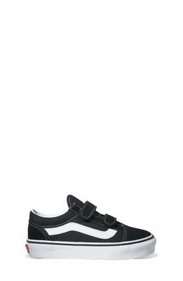 Vans Kids' Old Skool V Sneaker in Black/true White