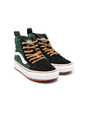 Vans Kids Sk8 Hi panelled sneakers - Green