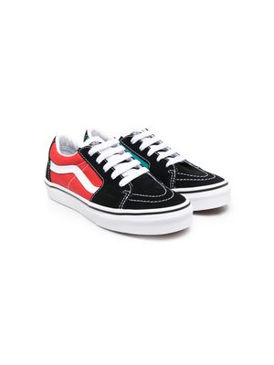 Vans Kids Sk8-low colour-block sneakers - Black