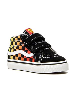 Vans Kids Sk8-Mid Reissue V "Flame Logo Repeat" sneakers - Black