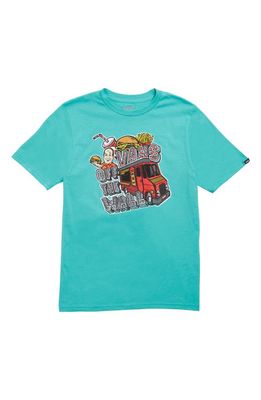 Vans Kids' Van Doren BBQ Graphic T-Shirt in Waterfall