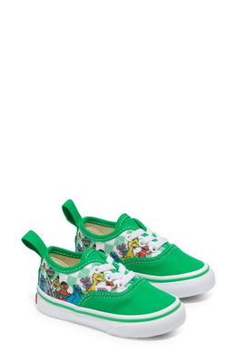 Vans Kids' x Sesame Street Authentic Sneaker in Green/Multi