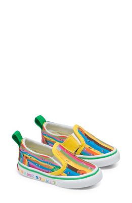 Vans Kids' x Sesame Street Slip On Sneaker in Yellow Multi