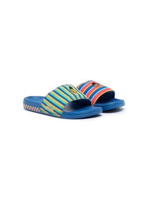 Vans Kids x Sesame Street striped sandals - Blue