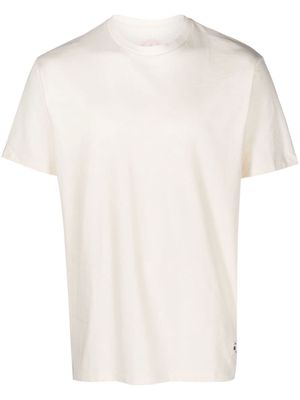 Vans logo-patch cotton T-Shirt - Neutrals