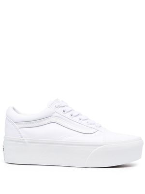 Vans logo-patch low-top sneakers - White
