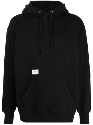 Vans logo-print drawstring hoodie - Black