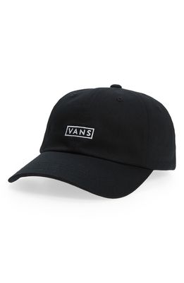 Vans Men's Curved Bill Jockey Hat in Black