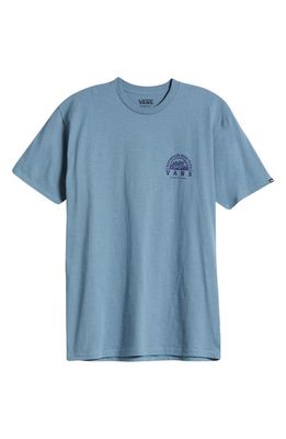 Vans Mountain High Club Graphic T-Shirt in Blue Mirage
