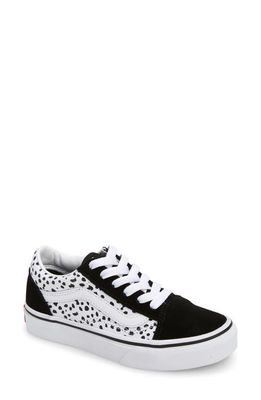 Vans Old Skool Polka Dot Sneaker in Dalmatian Black/True White
