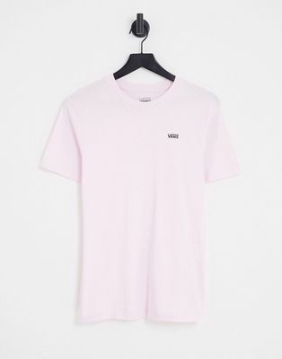 Vans Oversized T-shirt with small chest logo in pink