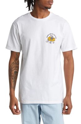 Vans Permanent Vacation Cotton Graphic T-Shirt in White