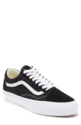 Vans Premium Old Skool Canvas Sneaker in Lx Black/White