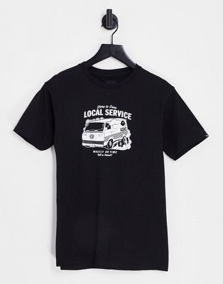 Vans Rackin em up t-shirt in black