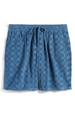 Vans Range Checkerboard Cotton Corduroy Shorts in Vans Teal