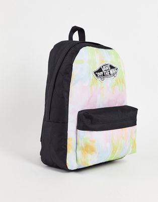 Vans Realm Backpack in tie dye-Multi