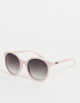 Vans 'Rise and Shine' cat eye sunglasses in light pink