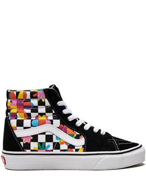 Vans SK8-Hi "Floral Checkerboard" sneakers - Black