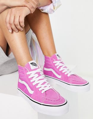 Vans SK8-Hi tapered sneakers in pink