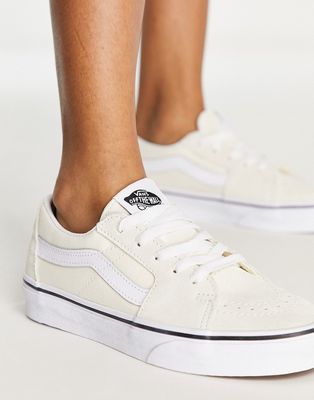Vans SK8-Low sneakers in classic white
