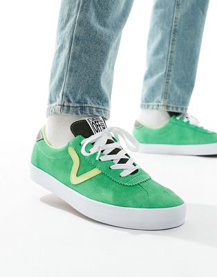 Vans Sport Low sneakers in green and yellow