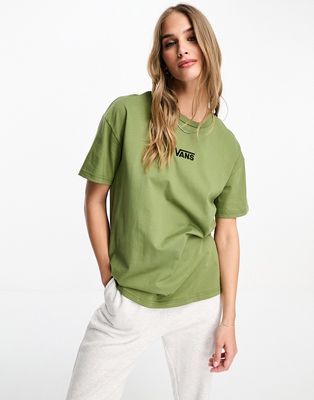 Vans T-shirt in khaki-Green