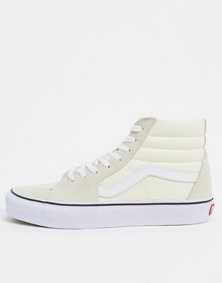 Vans Ua sk8-hi sneakers in classic white/true white