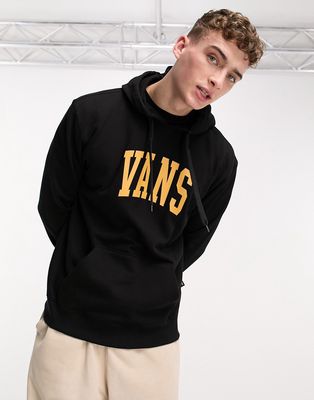 Vans varsity logo hoodie in black