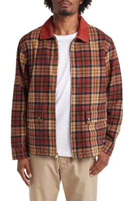 Vans Whitney Plaid Flannel Jacket in Red/Tan Multi