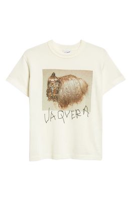 Vaquera Dirty Dog Graphic T-Shirt in White